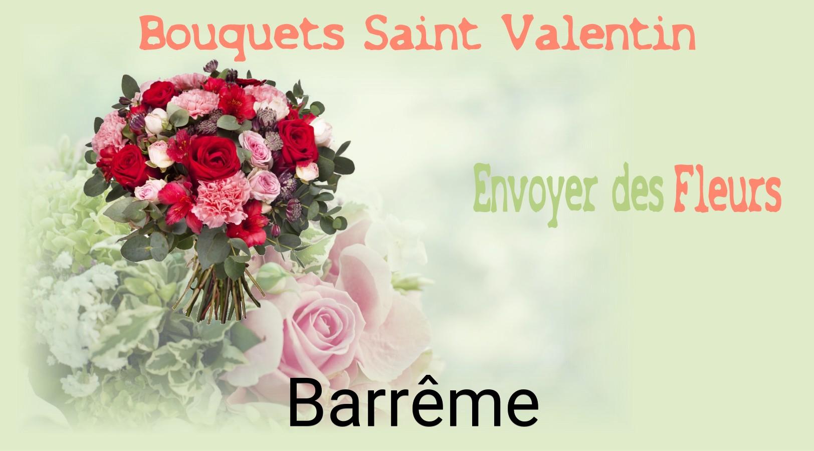 Roses de Saint-Valentin livrées à Barrême